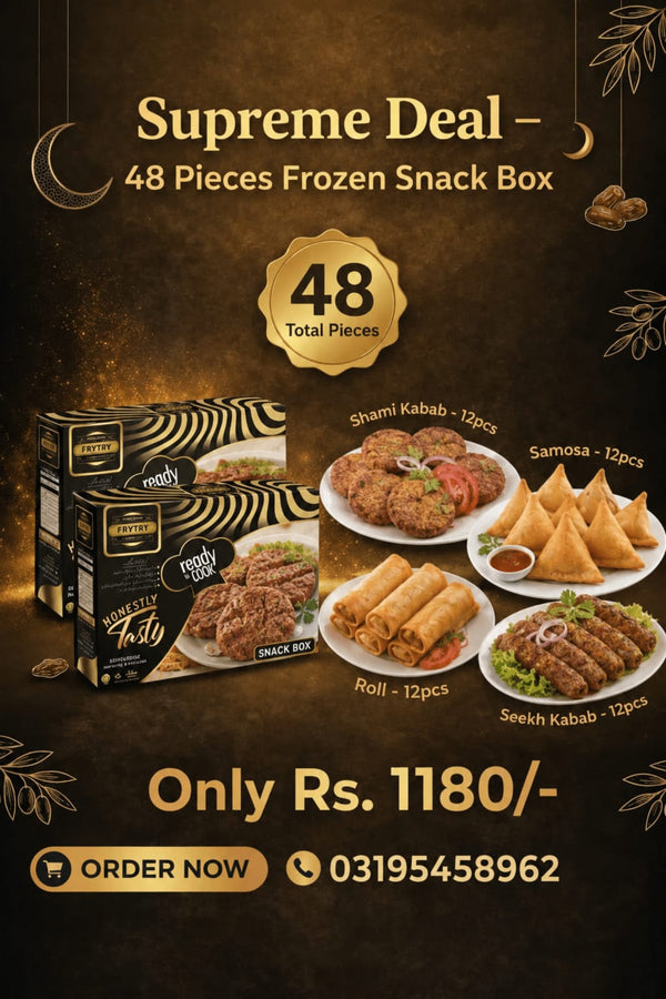 Supreme Deal 1180rs – 48 Pieces Frozen Snack Box
