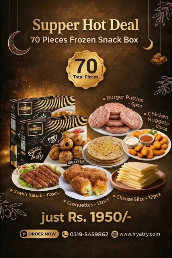 Supper Hot Deal – 58 Pieces Frozen Snack Box